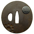 鉄地三引・九曜紋鍔-Tsuba-
