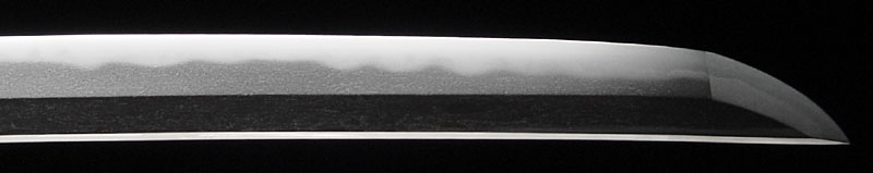 日本刀・備前国長船住春光作（十郎左衛門尉）・画像・切先